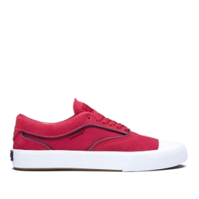 Mens Supra Low Top Shoes HAMMER VTG Rose/white | AU-28148